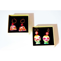 Boucles d’oreilles fleuries